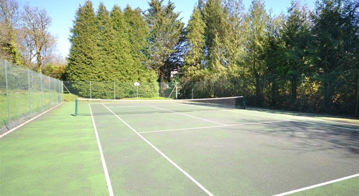 Anyone for a spot of tennis? If so, please don't forget your racket and balls.