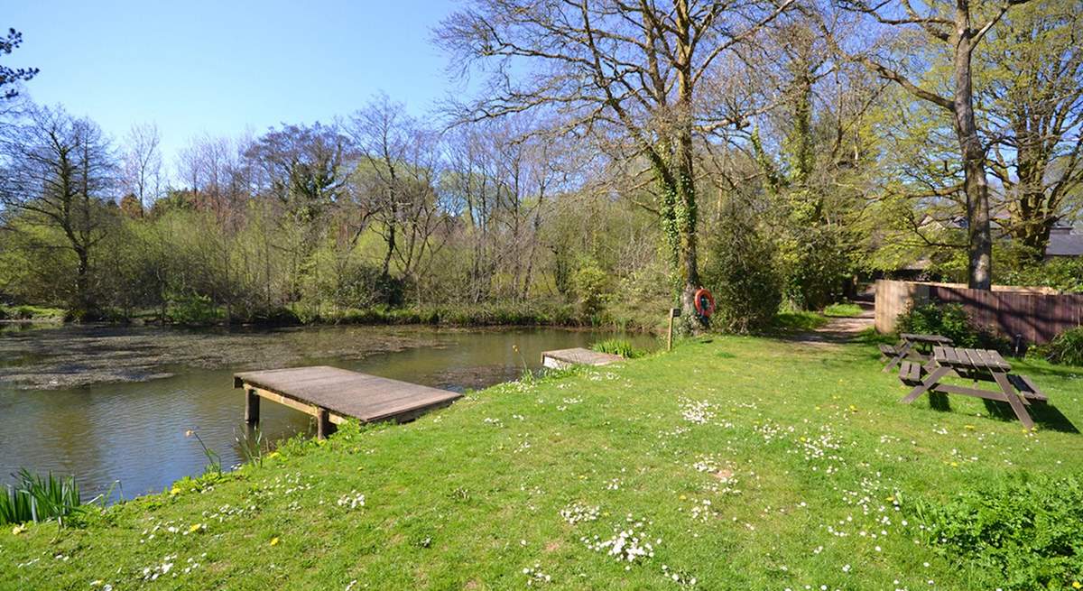 Pitting your wits against the many species of fish in this lake is a great way to spend a day.