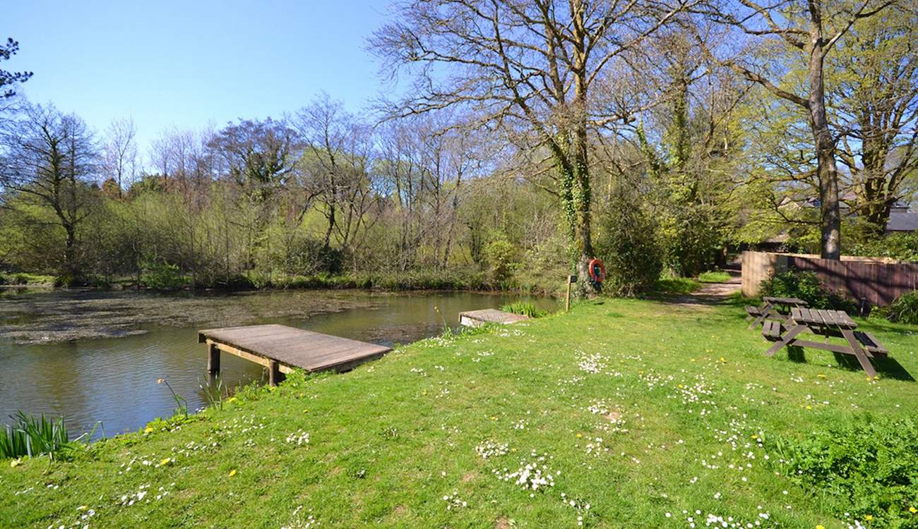 Pitting your wits against the many species of fish in this lake is a great way to spend a day.