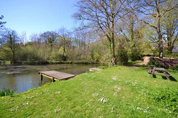 Pitting your wits against the many species of fish in this lake is a great way to spend a day.