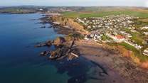 Walkers will delight in the miles of fabulous coast path along the south Devon coast.