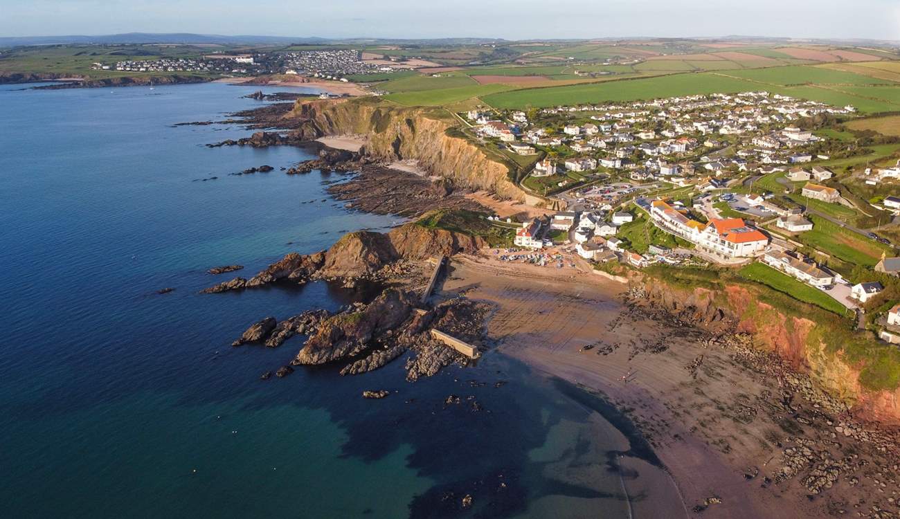 Walkers will delight in the miles of fabulous coast path along the south Devon coast.