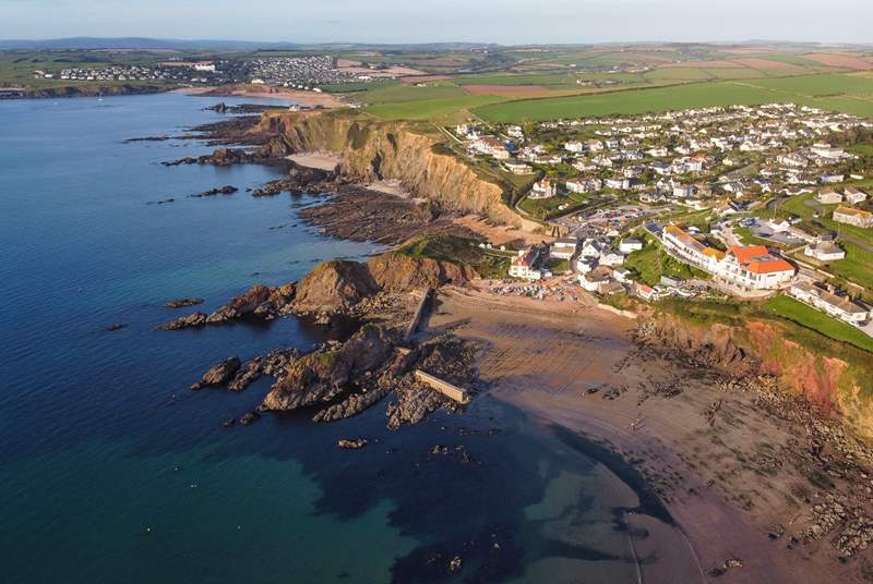 Walkers will delight in the miles of fabulous coast path along the south Devon coast.