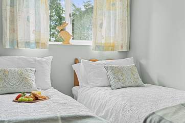 The lovely twin room.