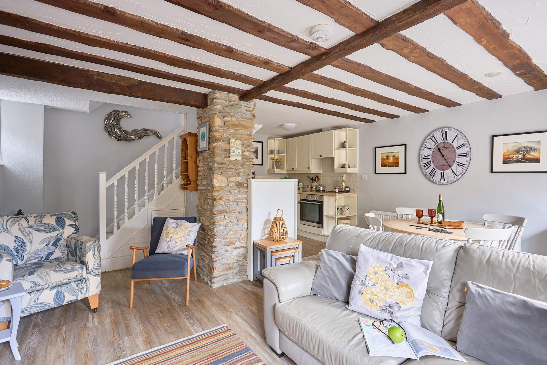 The cosy and inviting sitting-room.