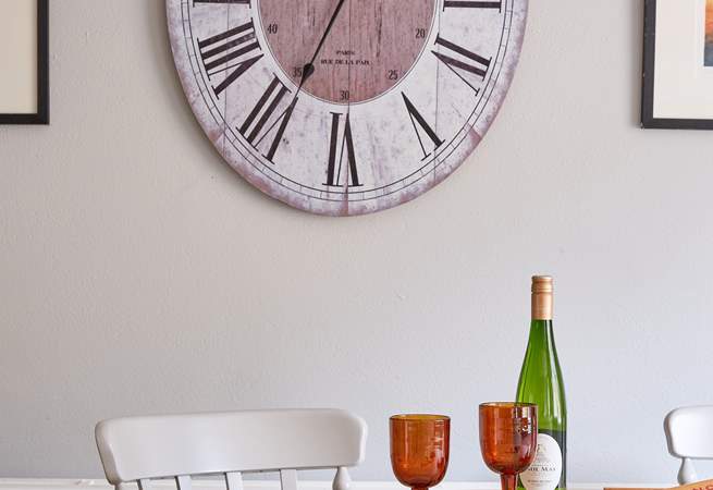 Time is on your side when staying at Jays Cottage. 
