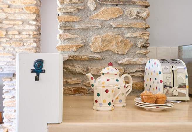Tea time can enjoyed in style. 