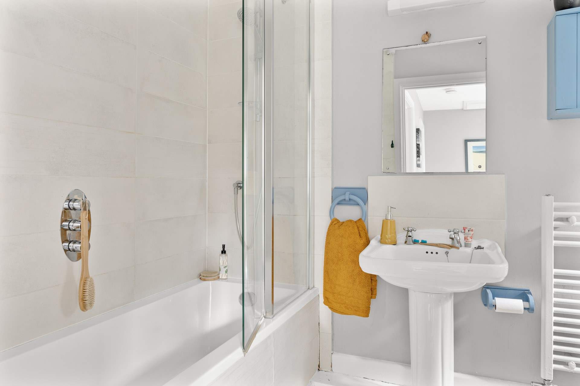 The family bathroom is at the end of the landing.