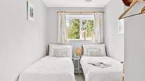 The twin room. 