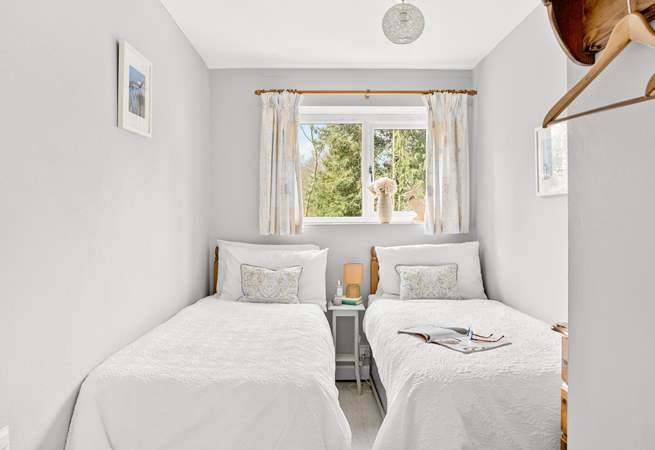The twin room. 