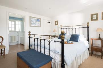 The master bedroom has an en suite bathroom.