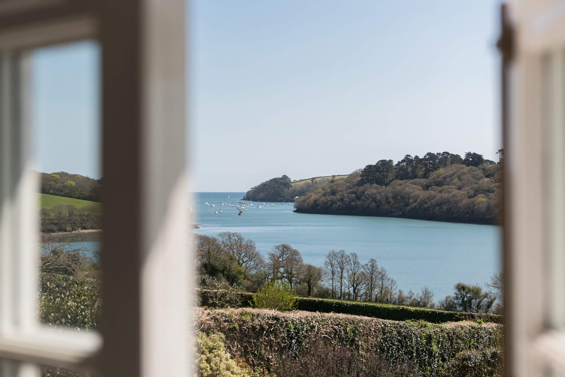 Each bedroom has such a magical outlook. 
