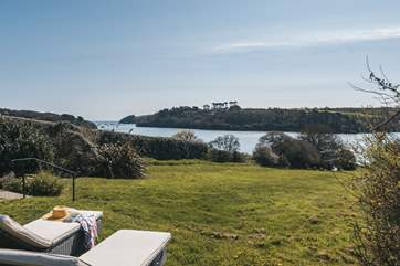 Enjoy the seclusion in the one acre garden.