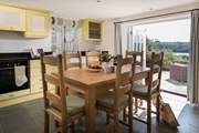 Comfortable seating at the dining-table.