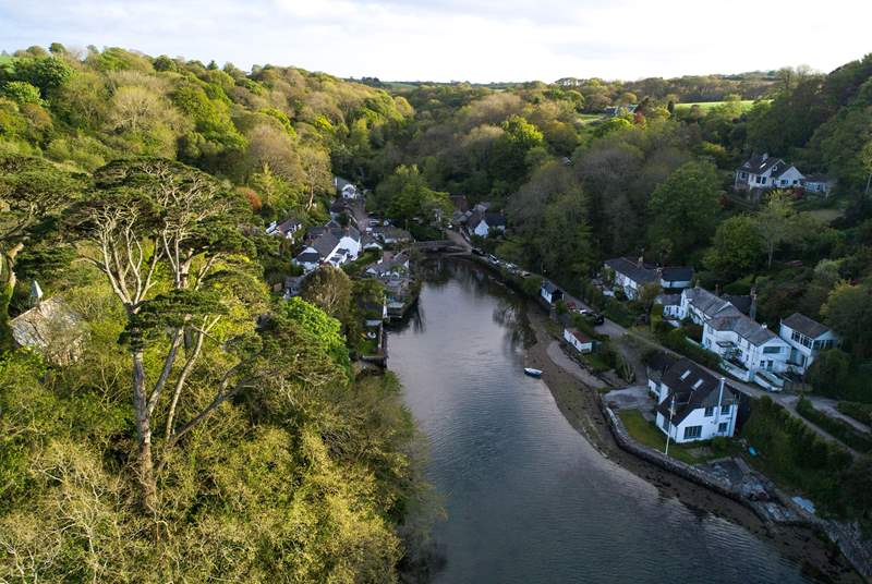 Explore The Helford from the banks of your private water frontage.