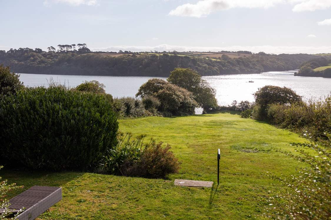 Enjoy the seclusion in the one acre garden.