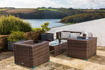 Sit back and relax, a glass of bubbles in hand and listen to the calls of the oystercatchers.