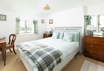 The bedroom at the far end of the landing also has a comfy king size bed. 