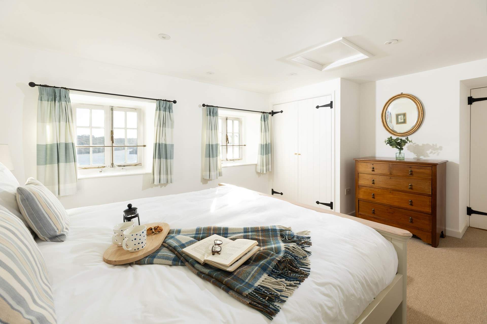 Slow mornings with nothing but the curlews to be heard at White Cottage.  