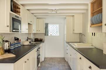 The well-equipped kitchen for all your culinary needs.