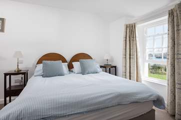 The second bedroom can be twins or a double bed.