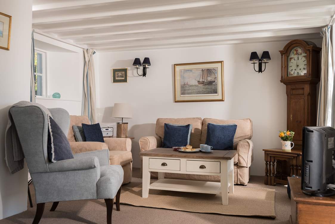 The cosy sitting-room.