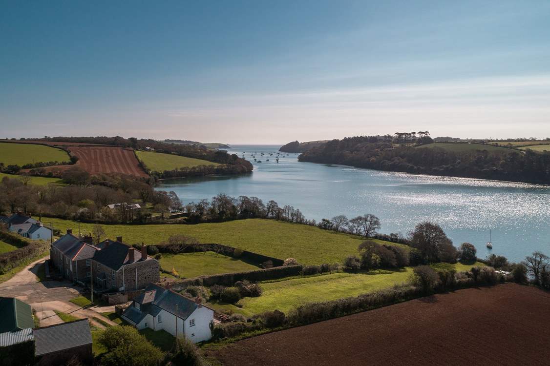 Explore The Helford from this tranquil spot, perhaps you will find a hidden beach.