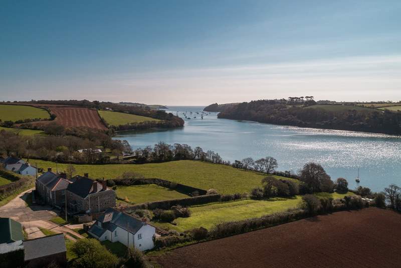 Explore The Helford from this tranquil spot, perhaps you will find a hidden beach.