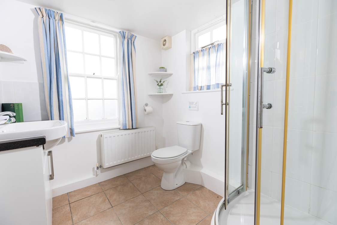 On the ground floor you will find a shower room to wash away the day.