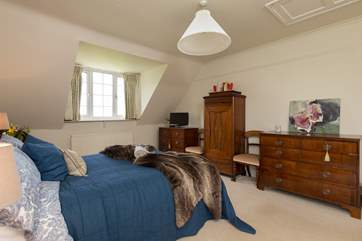 Another view of the master bedroom. The dual-aspect windows make it lovely and light.