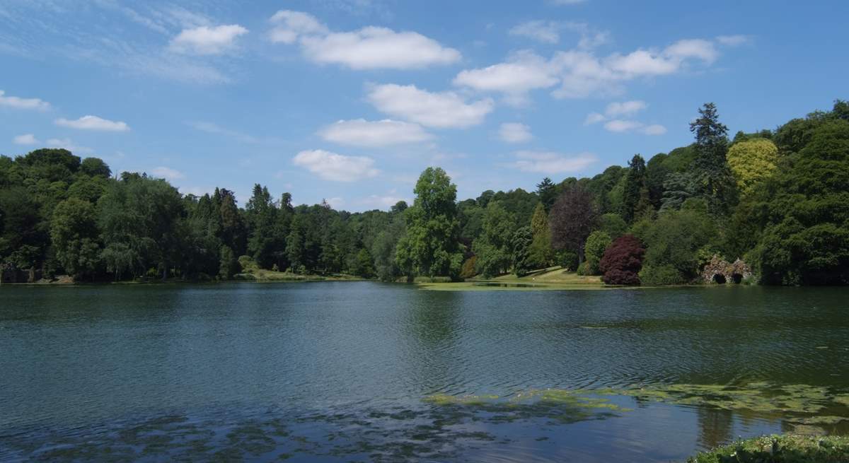 Stourhead House and gardens are particularly stunning in the spring when the 
rhododendrons and azaleas are in bloom.