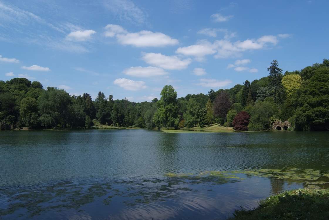 Stourhead House and gardens are particularly stunning in the spring when the 
rhododendrons and azaleas are in bloom.