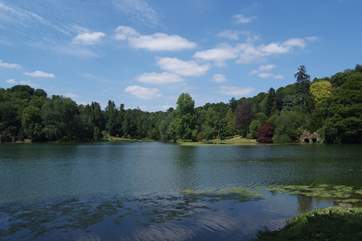 Stourhead House and gardens are particularly stunning in the spring when the
rhododendrons and azaleas are in bloom.