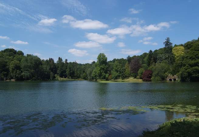 Stourhead House and gardens are particularly stunning in the spring when the 
rhododendrons and azaleas are in bloom.