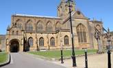 Sherborne Abbey and you will find some fine medieval buildings in this tranquil market town. - Thumbnail Image