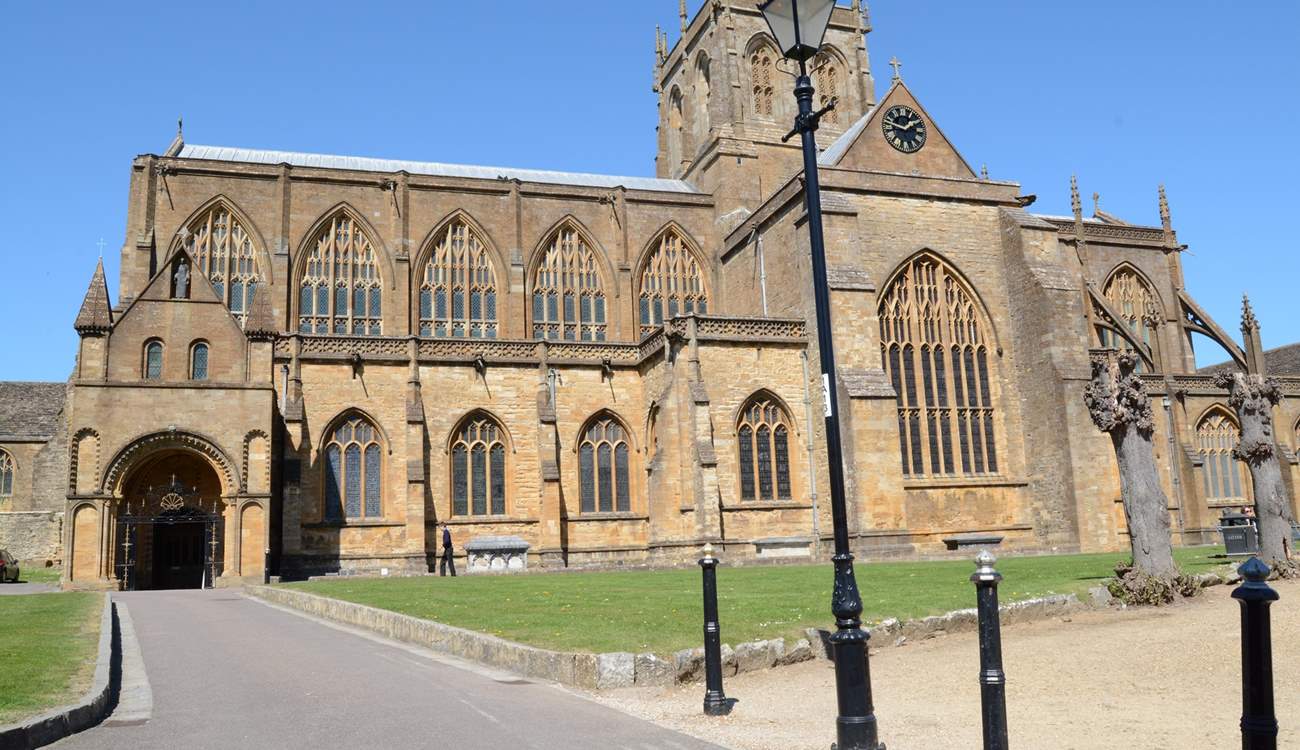 Sherborne Abbey and you will find some fine medieval buildings in this tranquil market town.
