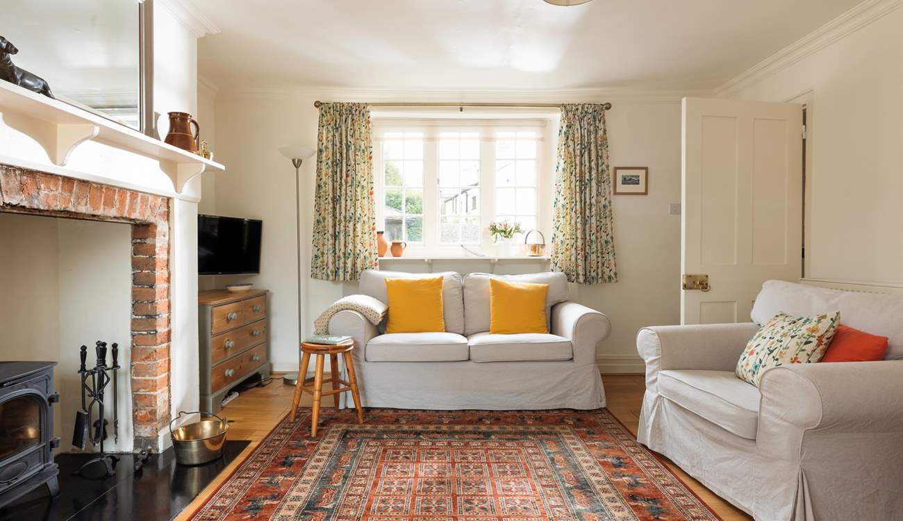 A lovely light bright and spacious sitting-room.