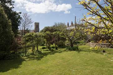 The church is opposite The Old Manor House, which gives you some idea of the size of the garden.