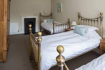 Another view of bedroom 3, with such great bedsteads.
