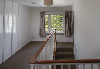 Everything in the gorgeous house is elegant, this beautiful window seat on the landing looks out over the rear garden.