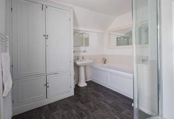 The first floor family bathroom has both a bath and shower cubicle. The wet-room with double shower is on the ground floor.
