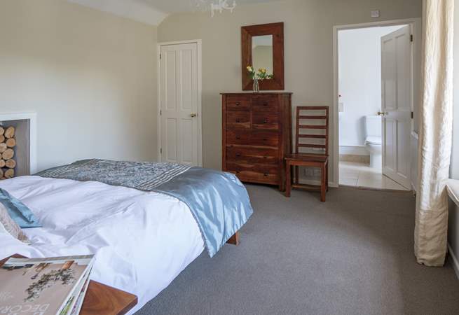 Bedroom 2 is at the back of the house, it has a super comfy five-foot bed and en suite shower-room.
