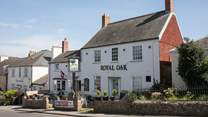 A five minute stroll takes you to The Royal Oak in the village, a good traditional pub.