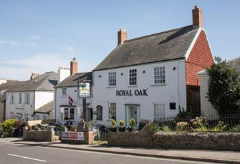A five minute stroll takes you to The Royal Oak in the village, a good traditional pub.