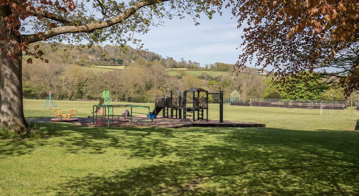 This play park is a five minute walk from your holiday home, with great views of the surrounding countryside.