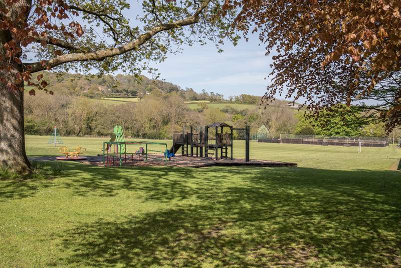 This play park is a five minute walk from your holiday home, with great views of the surrounding countryside.