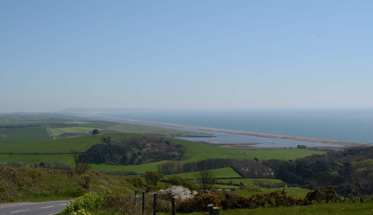 Drive the Jurassic Coast road betwen Weymouth and Bridport, stunning views in both directions.
