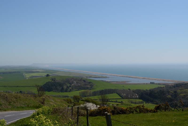 Drive the Jurassic Coast road betwen Weymouth and Bridport, stunning views in both directions.