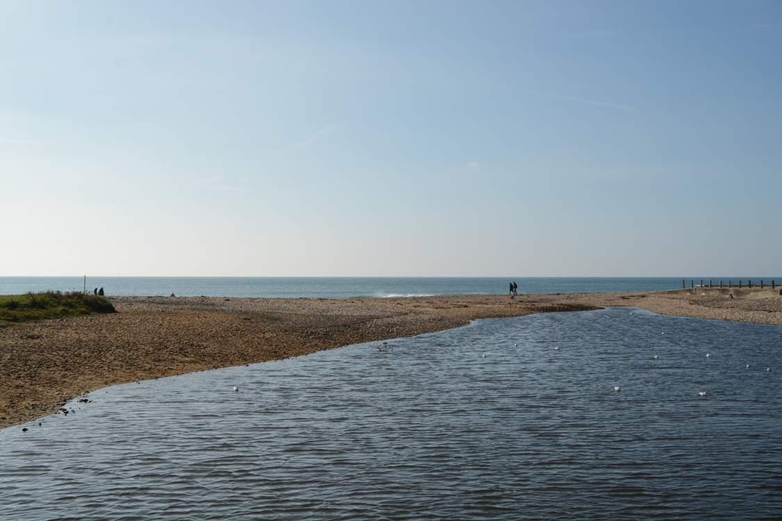 The River Char, reaches the Jurassic Coast.