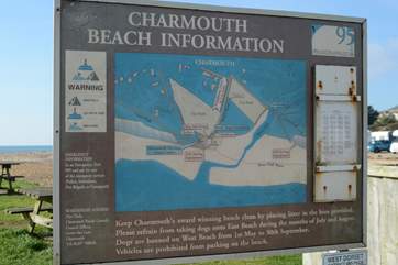 A 10 minute walk will take you to Charmouth Beach, where you may well find a fossil or two, on this part of the World Heritage Jurassic Coast.